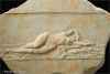 Birth of Venus - artificial sandstone, 14“ x 21“ 